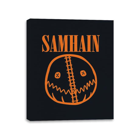 Smiley Sam - Canvas Wraps Canvas Wraps RIPT Apparel 11x14 / Black