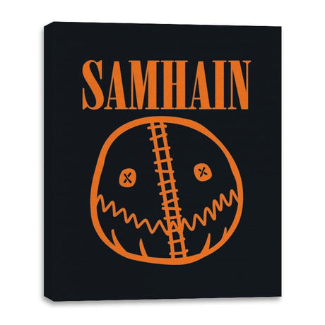 Smiley Sam - Canvas Wraps Canvas Wraps RIPT Apparel 16x20 / Black