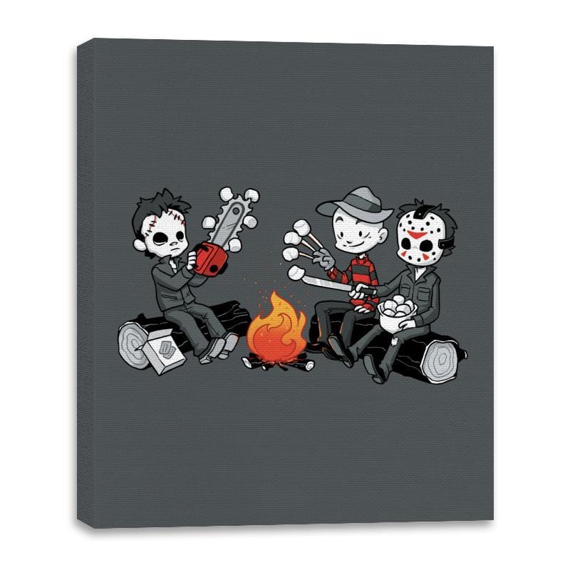 Smorror Fans - Canvas Wraps Canvas Wraps RIPT Apparel 16x20 / Charcoal