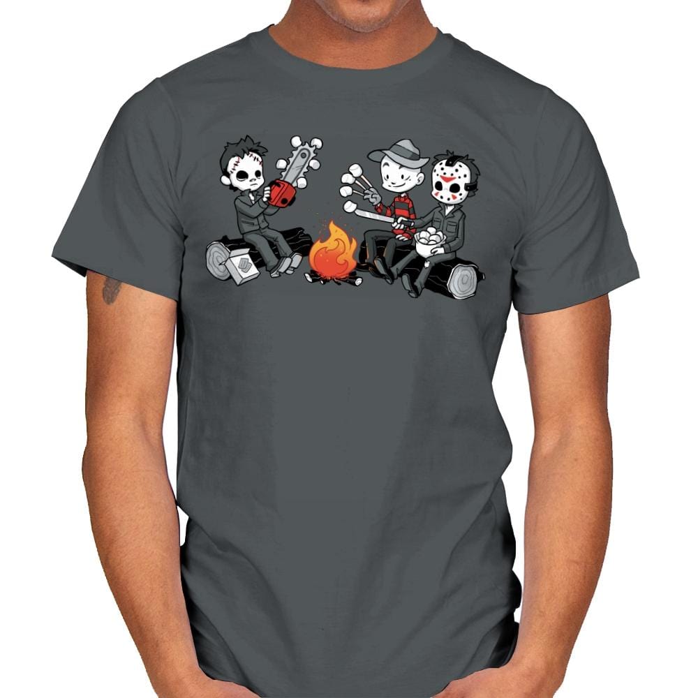 Smorror Fans - Mens T-Shirts RIPT Apparel Small / Charcoal