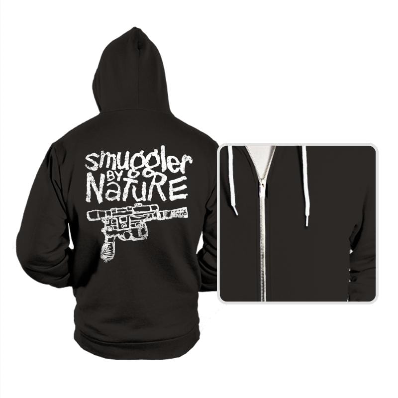 Smuggler by Nature - Hoodies Hoodies RIPT Apparel Small / Black