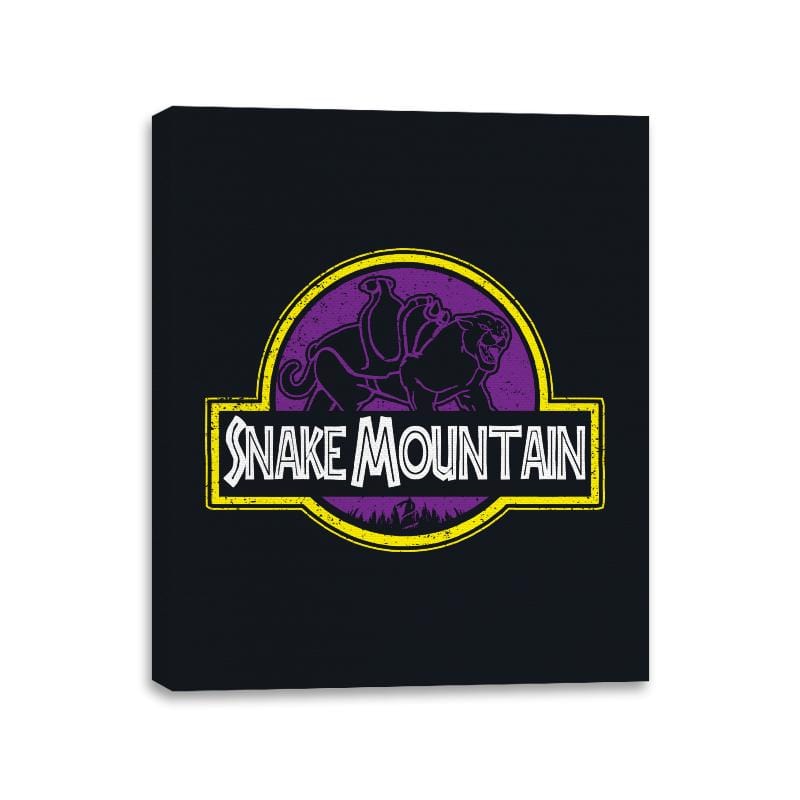 Snake Mountain - Canvas Wraps Canvas Wraps RIPT Apparel 11x14 / Black