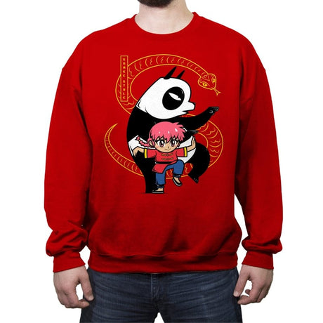 Snake Style - Crew Neck Sweatshirt Crew Neck Sweatshirt RIPT Apparel Small / Red