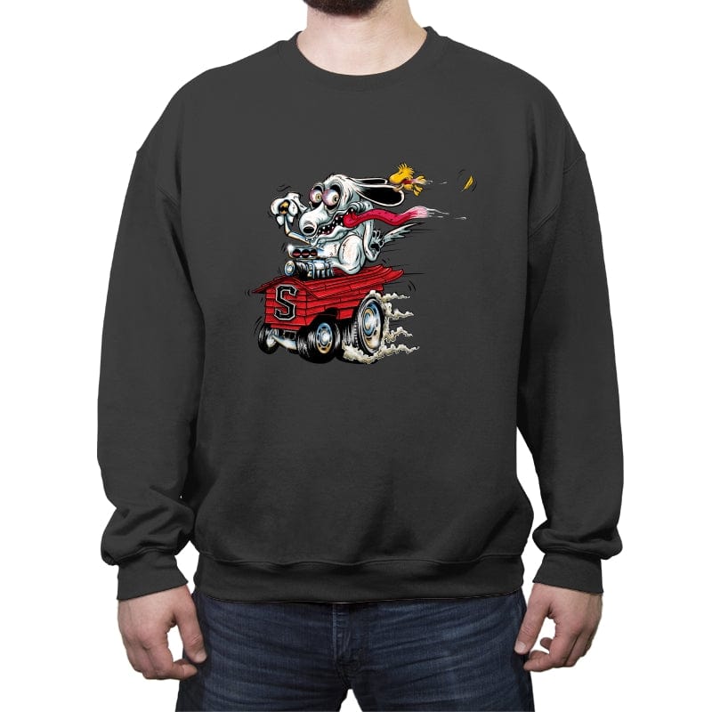 Snoop Fink - Crew Neck Sweatshirt Crew Neck Sweatshirt RIPT Apparel Small / Charcoal