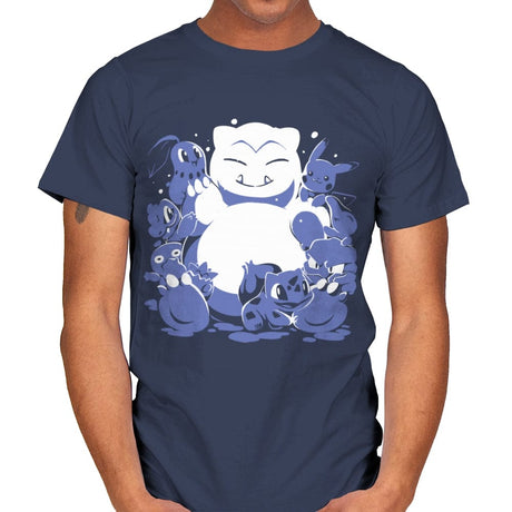 Snowlaxman - Mens T-Shirts RIPT Apparel Small / Navy