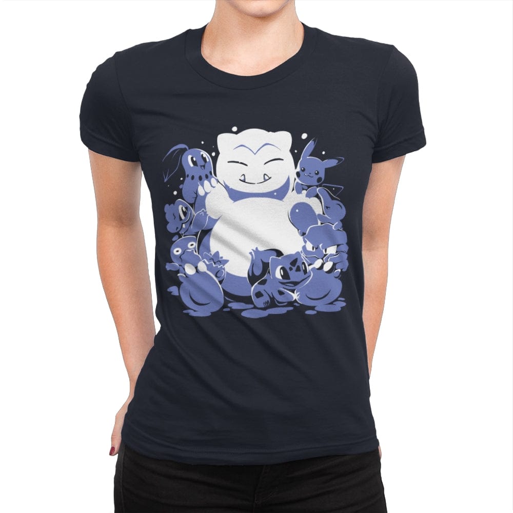 Snowlaxman - Womens Premium T-Shirts RIPT Apparel Small / Midnight Navy