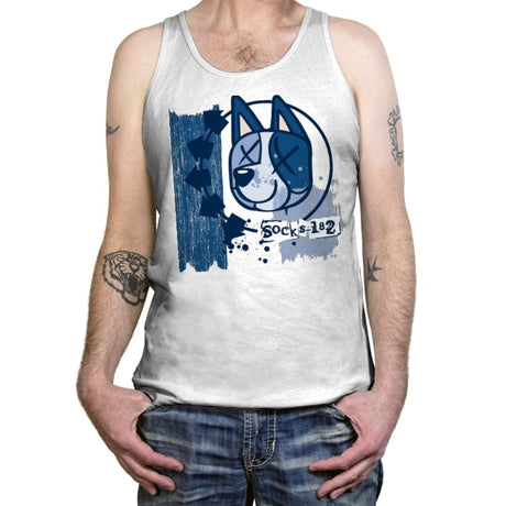 Socks 182 - Anytime - Tanktop Tanktop RIPT Apparel X-Small / White