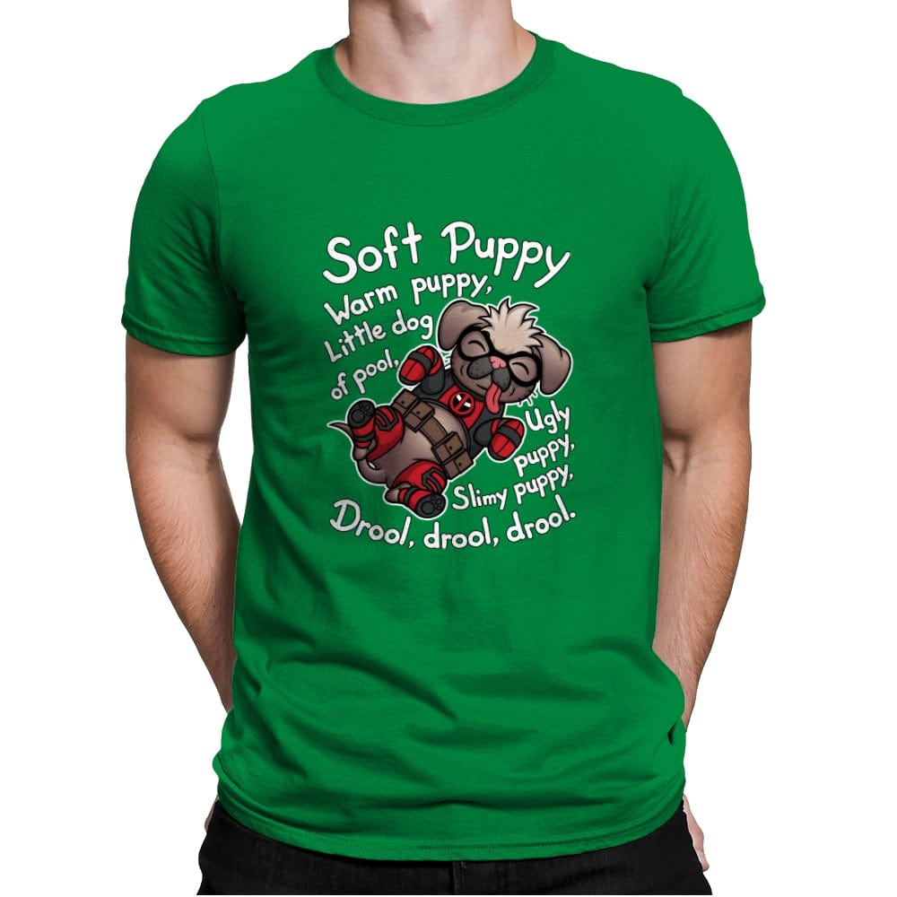 Soft Dogpool - Mens Premium T-Shirts RIPT Apparel Small / Kelly