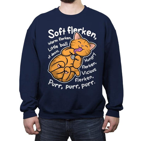 Soft Flerken - Crew Neck Sweatshirt Crew Neck Sweatshirt RIPT Apparel Small / Navy