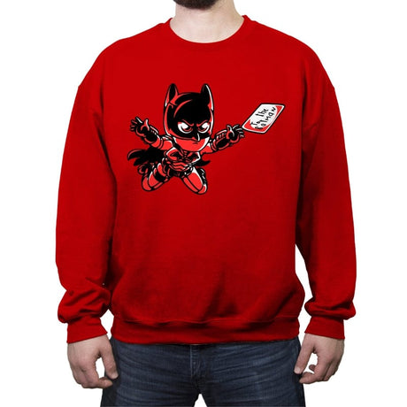 Something in the way - Crew Neck Sweatshirt Crew Neck Sweatshirt RIPT Apparel Small / Red