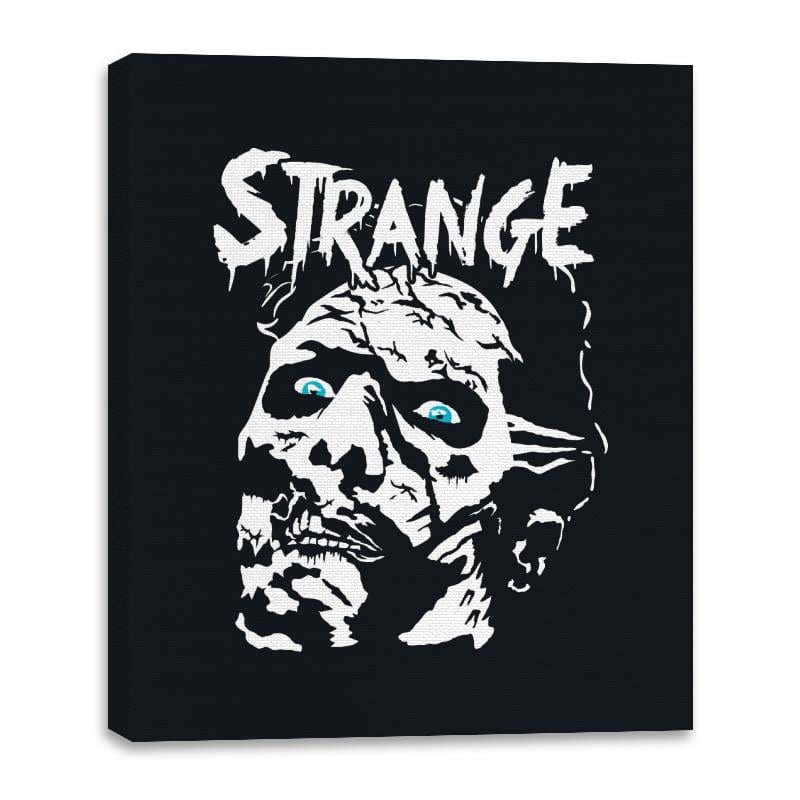 Something Strange - Canvas Wraps Canvas Wraps RIPT Apparel 16x20 / Black