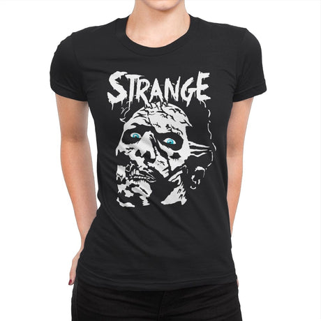 Something Strange - Womens Premium T-Shirts RIPT Apparel Small / Black