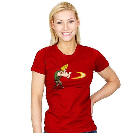 Sonic Bravo! - Womens T-Shirts RIPT Apparel Small / Red