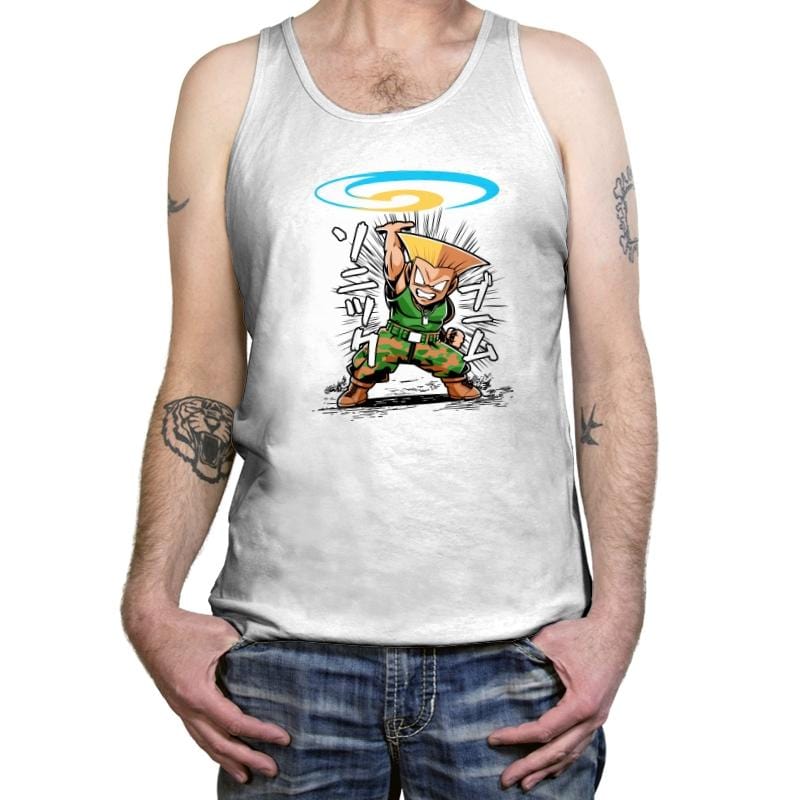 Sonic Disc - Tanktop Tanktop RIPT Apparel X-Small / White