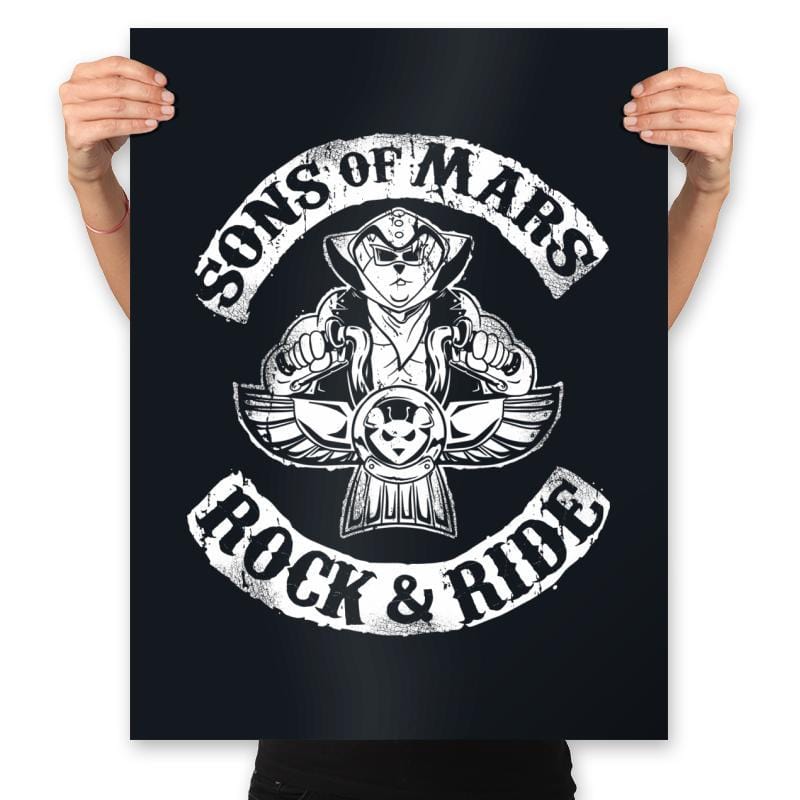 Sons of Mars - Prints Posters RIPT Apparel 18x24 / Black