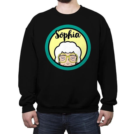 Sophia - Crew Neck Sweatshirt Crew Neck Sweatshirt RIPT Apparel Small / Black