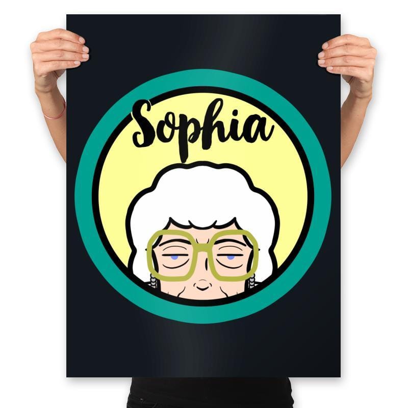 Sophia - Prints Posters RIPT Apparel 18x24 / Black