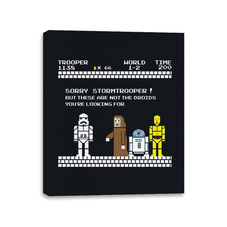 Sorry Trooper - Canvas Wraps Canvas Wraps RIPT Apparel 11x14 / Black