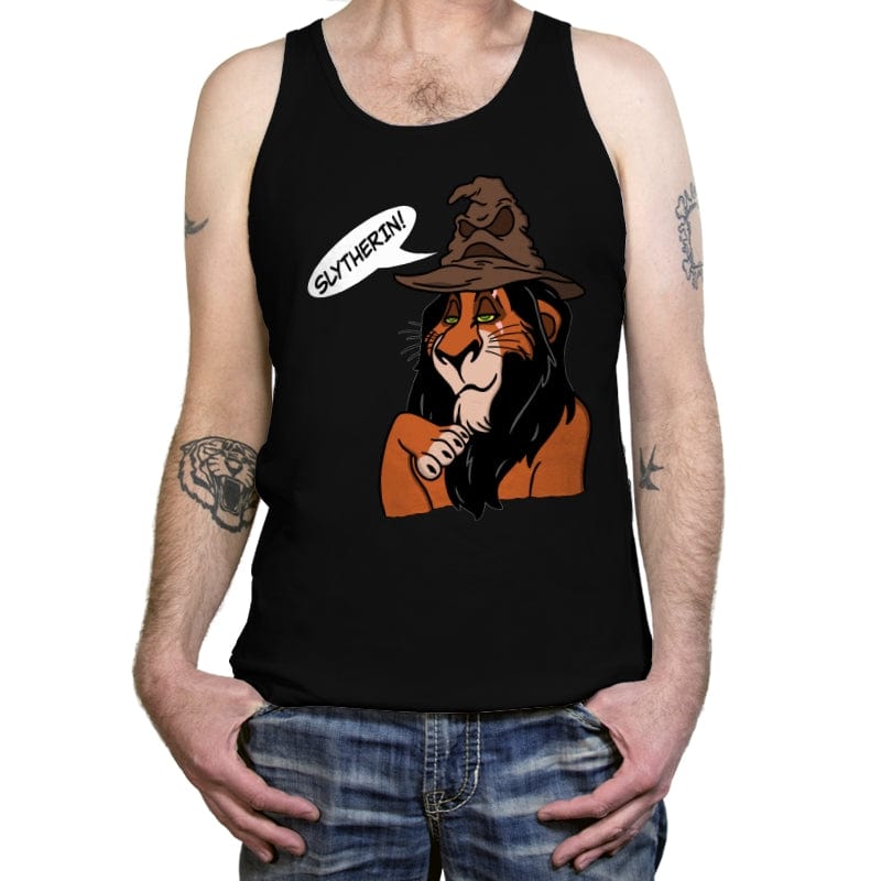 Sorting Lion - Tanktop Tanktop RIPT Apparel X-Small / Black