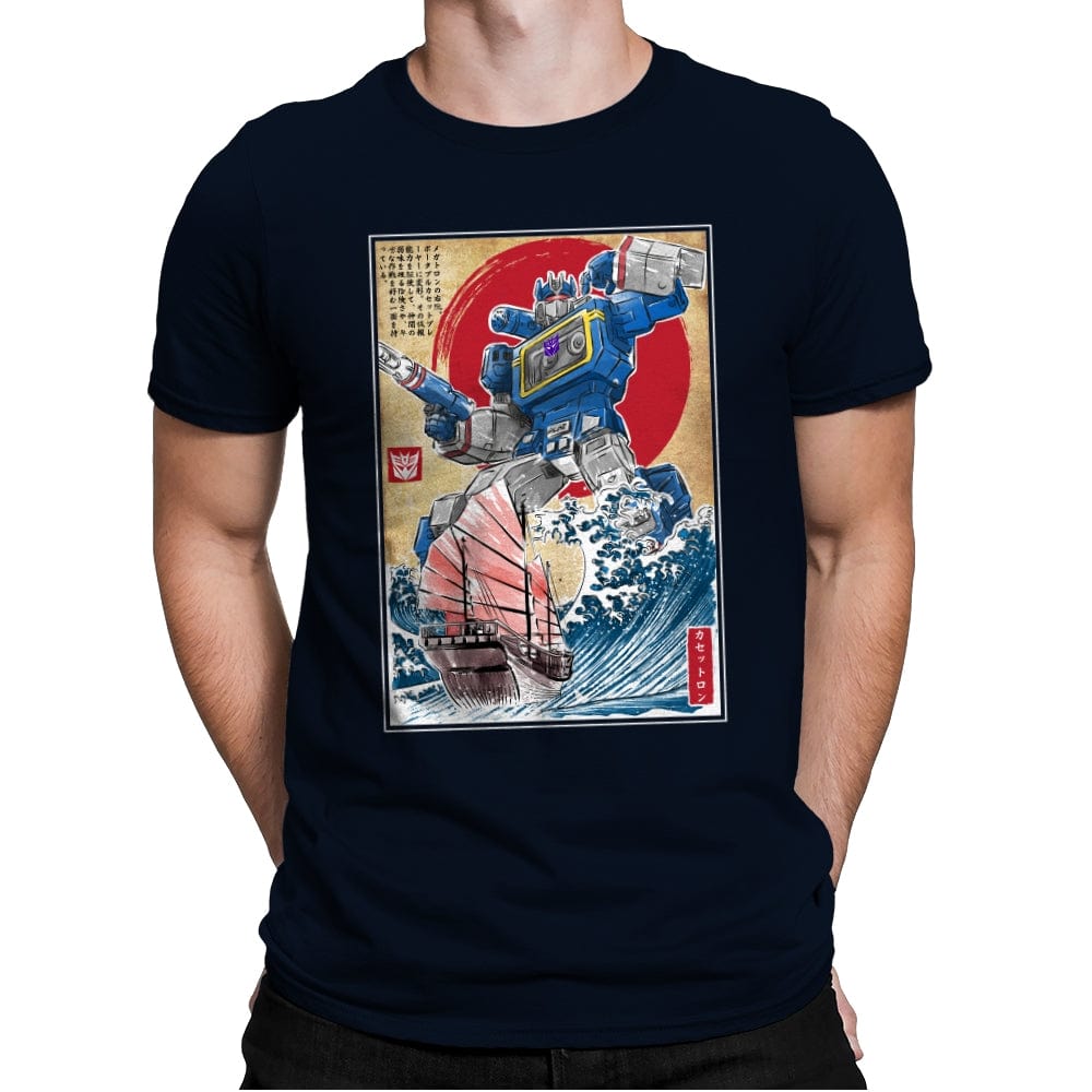 Soundwave in Japan - Mens Premium T-Shirts RIPT Apparel Small / Midnight Navy