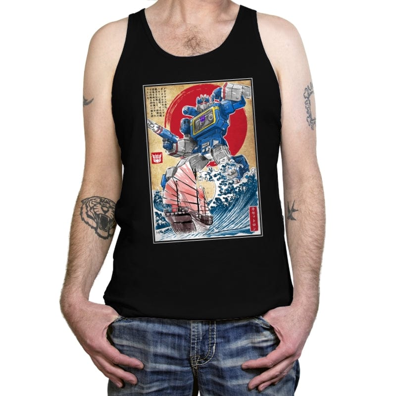 Soundwave in Japan - Tanktop Tanktop RIPT Apparel X-Small / Black