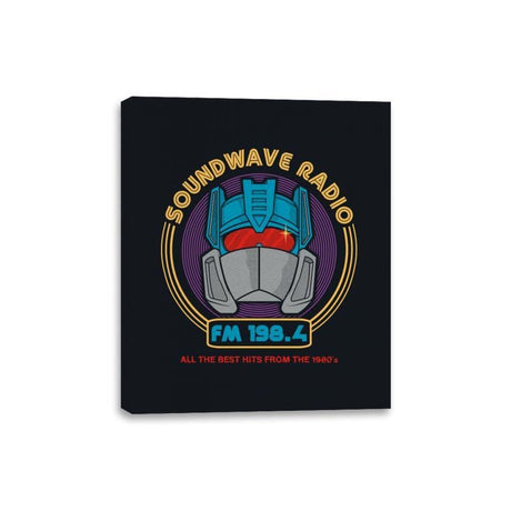 Soundwave Radio - Canvas Wraps Canvas Wraps RIPT Apparel 8x10 / Black