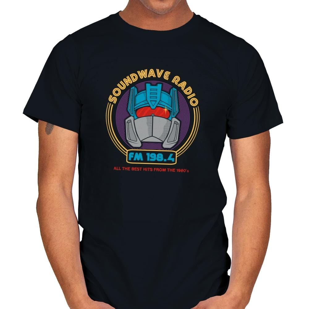 Soundwave Radio - Mens T-Shirts RIPT Apparel Small / Black