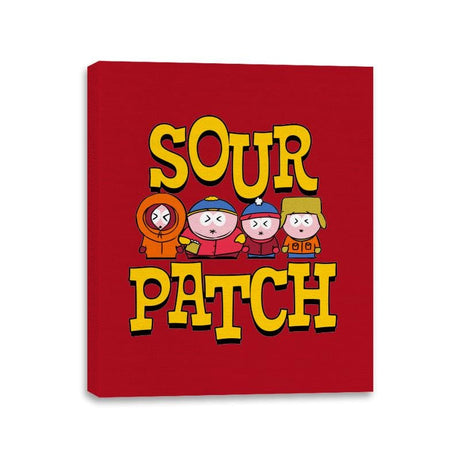 Sour Patch - Canvas Wraps Canvas Wraps RIPT Apparel 11x14 / Red