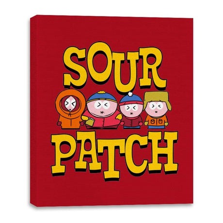 Sour Patch - Canvas Wraps Canvas Wraps RIPT Apparel 16x20 / Red