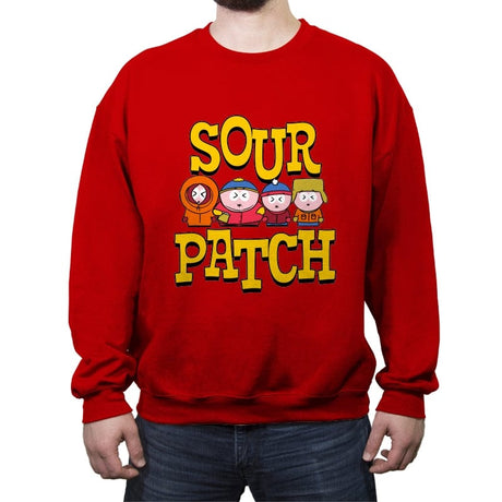 Sour Patch - Crew Neck Sweatshirt Crew Neck Sweatshirt RIPT Apparel Small / Red