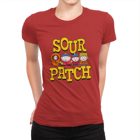 Sour Patch - Womens Premium T-Shirts RIPT Apparel Small / Red