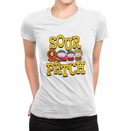 Sour Patch - Womens Premium T-Shirts RIPT Apparel Small / White