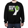 Soylent Green - Crew Neck Sweatshirt Crew Neck Sweatshirt RIPT Apparel Small / Black