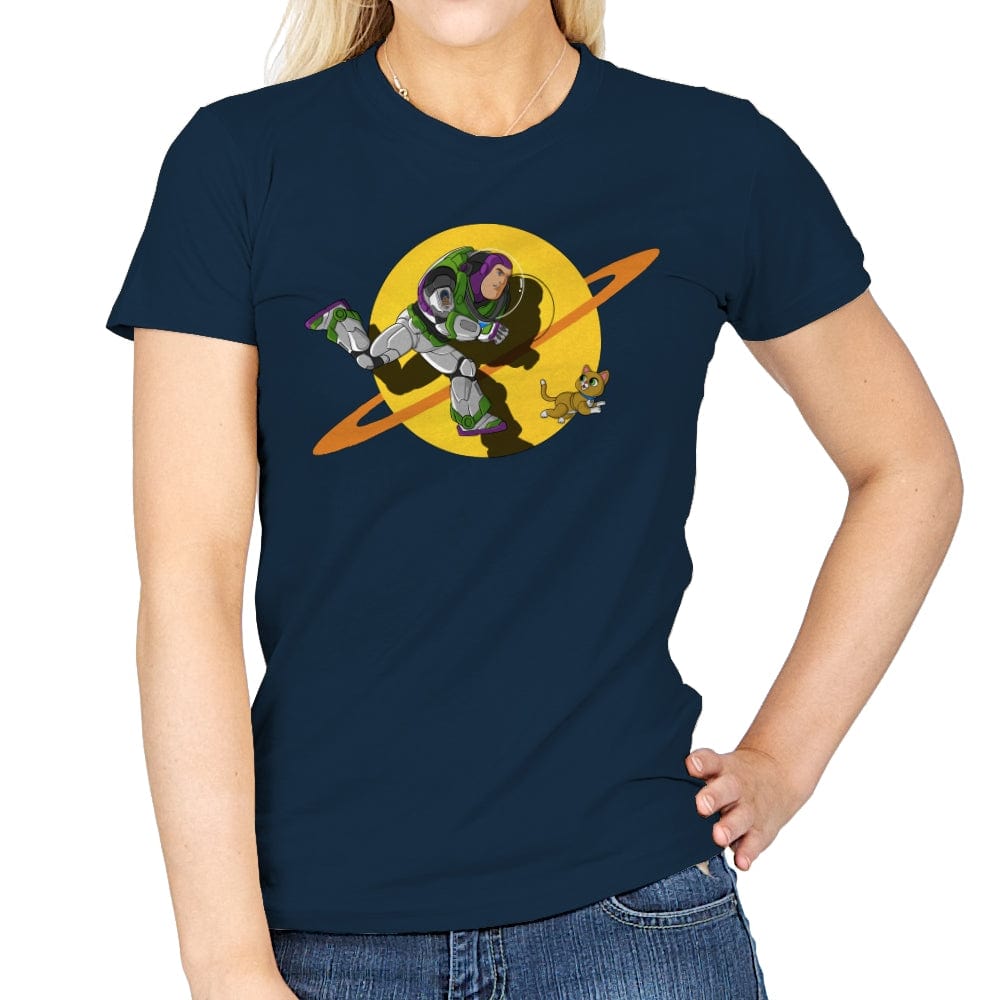 Space Adventure - Womens T-Shirts RIPT Apparel Small / Navy