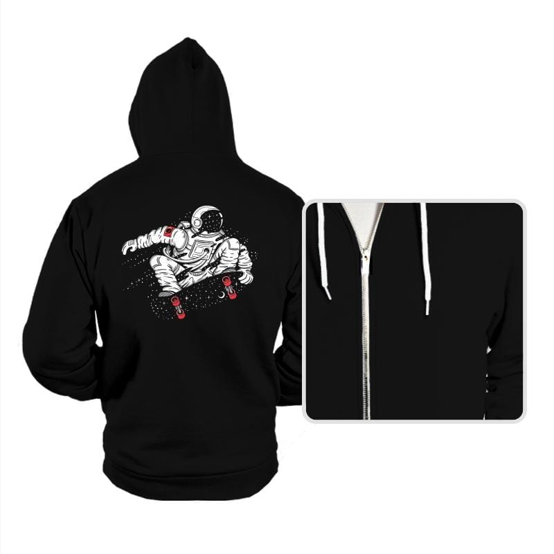 Space Boarding - Hoodies Hoodies RIPT Apparel Small / Black