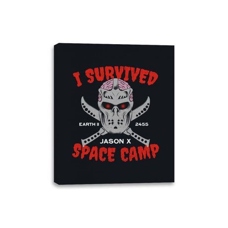 Space Camp Survivor - Canvas Wraps Canvas Wraps RIPT Apparel 8x10 / Black