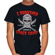 Space Camp Survivor - Mens T-Shirts RIPT Apparel Small / Black