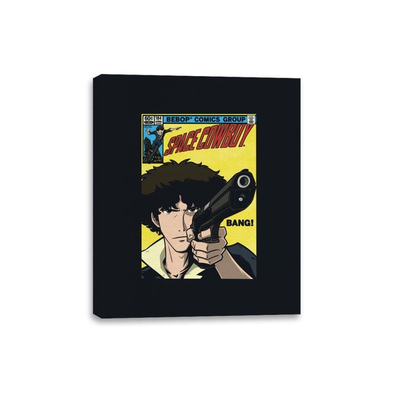 Space Comic - Canvas Wraps Canvas Wraps RIPT Apparel 8x10 / Black