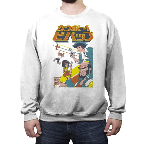 Space Cowboy Squadron - Crew Neck Sweatshirt Crew Neck Sweatshirt RIPT Apparel