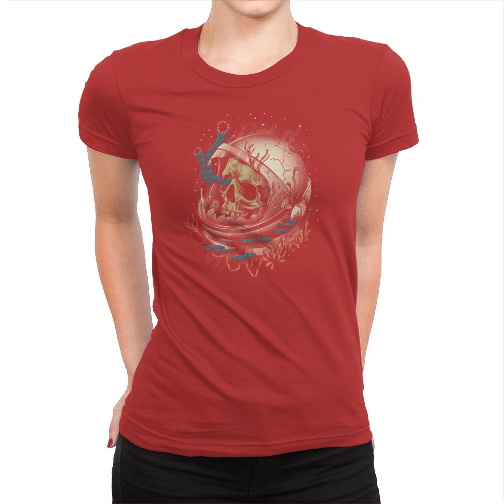 Space Decay - Womens Premium T-Shirts RIPT Apparel Small / Red