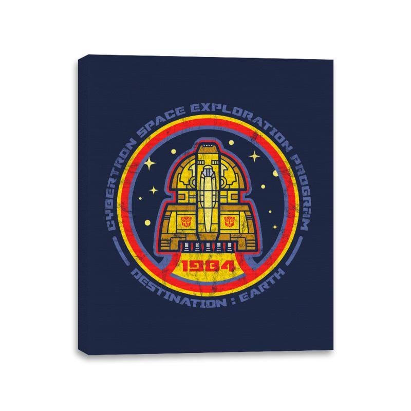 Space Exploration Program - Canvas Wraps Canvas Wraps RIPT Apparel 11x14 / Navy