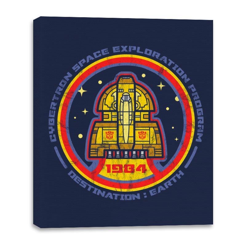 Space Exploration Program - Canvas Wraps Canvas Wraps RIPT Apparel 16x20 / Navy