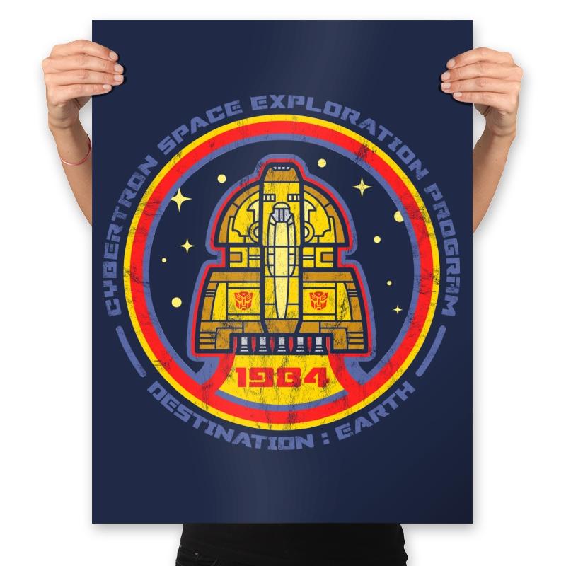 Space Exploration Program - Prints Posters RIPT Apparel 18x24 / Navy