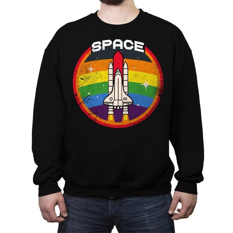 Space Explorer - Crew Neck Sweatshirt Crew Neck Sweatshirt RIPT Apparel