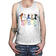 Space Girls - Tanktop Tanktop RIPT Apparel X-Small / White