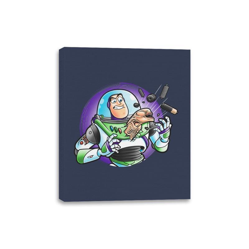 Space Guardian - Canvas Wraps Canvas Wraps RIPT Apparel 8x10 / Navy