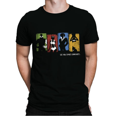 Space Odyssey - Mens Premium T-Shirts RIPT Apparel Small / Black