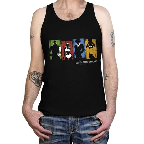 Space Odyssey - Tanktop Tanktop RIPT Apparel X-Small / Black