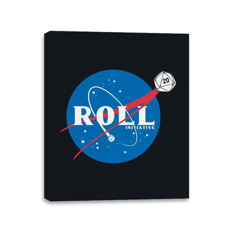 Space Roll - Canvas Wraps Canvas Wraps RIPT Apparel 11x14 / Black