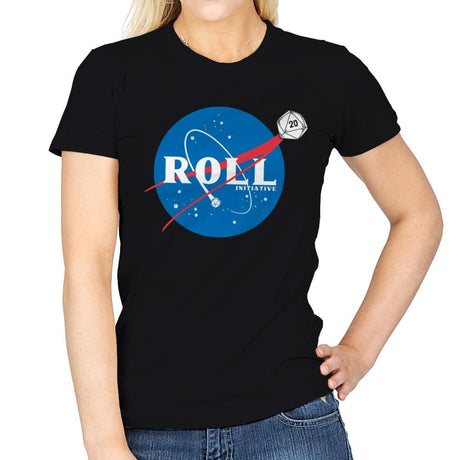 Space Roll - Womens T-Shirts RIPT Apparel Small / Black